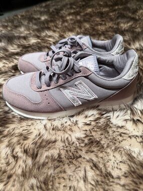 New Balance 311 Women's Dusty Pink and Gray Retro Runner Sneakers